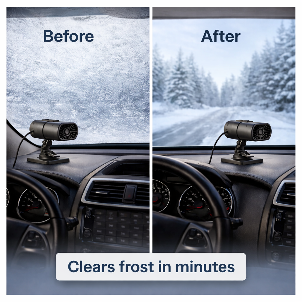 FrostGuard™ Portable Car Heater & Defroster